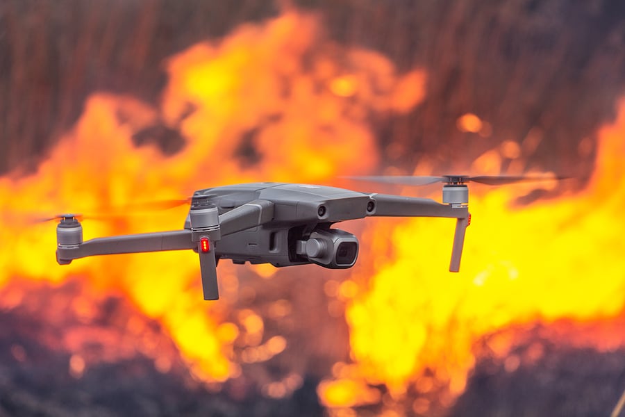 drones are keeping firefighters safe