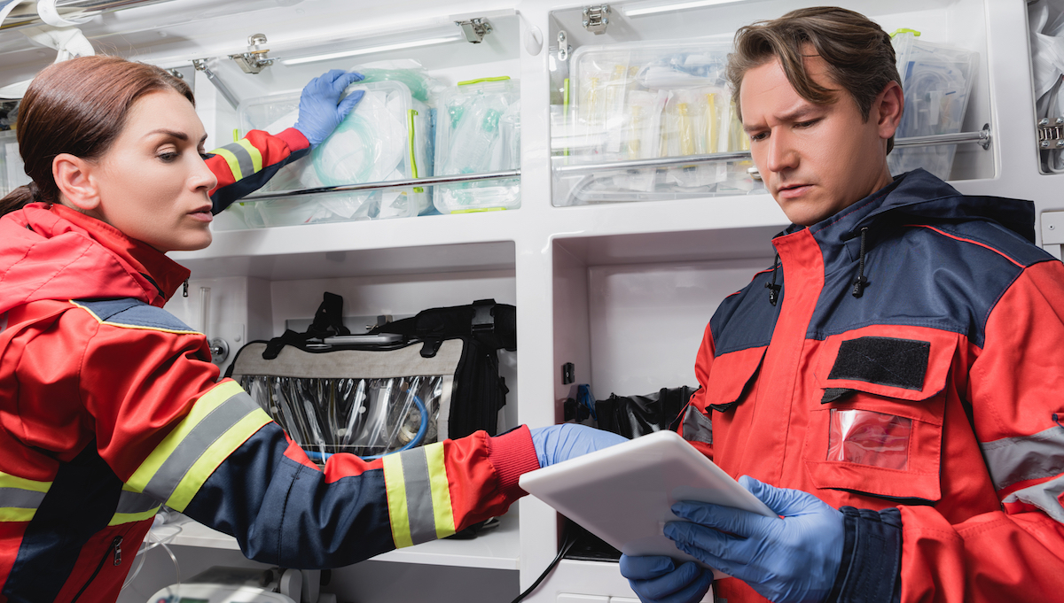 EMS using mobile rugged computing